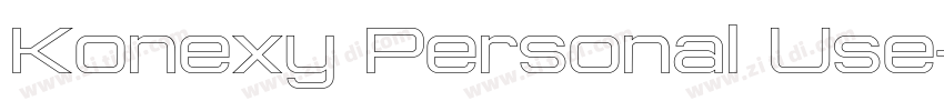Konexy Personal Use字体转换